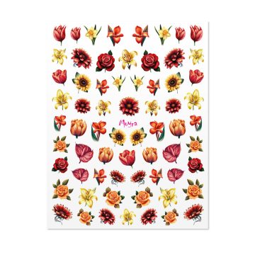 Moyra Vizes matrica válogatás No. 05 Flowers